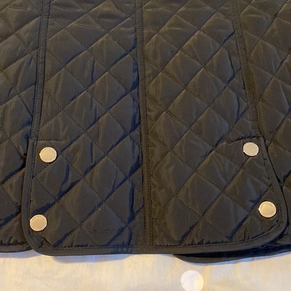 Michael Kors Black Button Down Quilted Coat - Picture 8 of 9